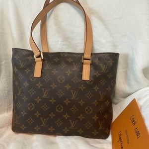 Authentic Louis Vuitton Cabas Piano